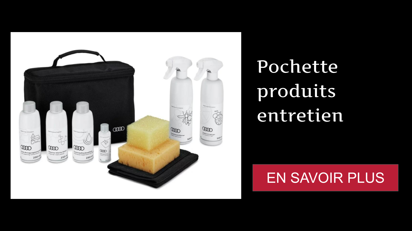 Pochette produits entretien